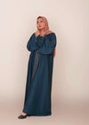 Imported Korean Nida Open Abaya With Zip – Outer Space