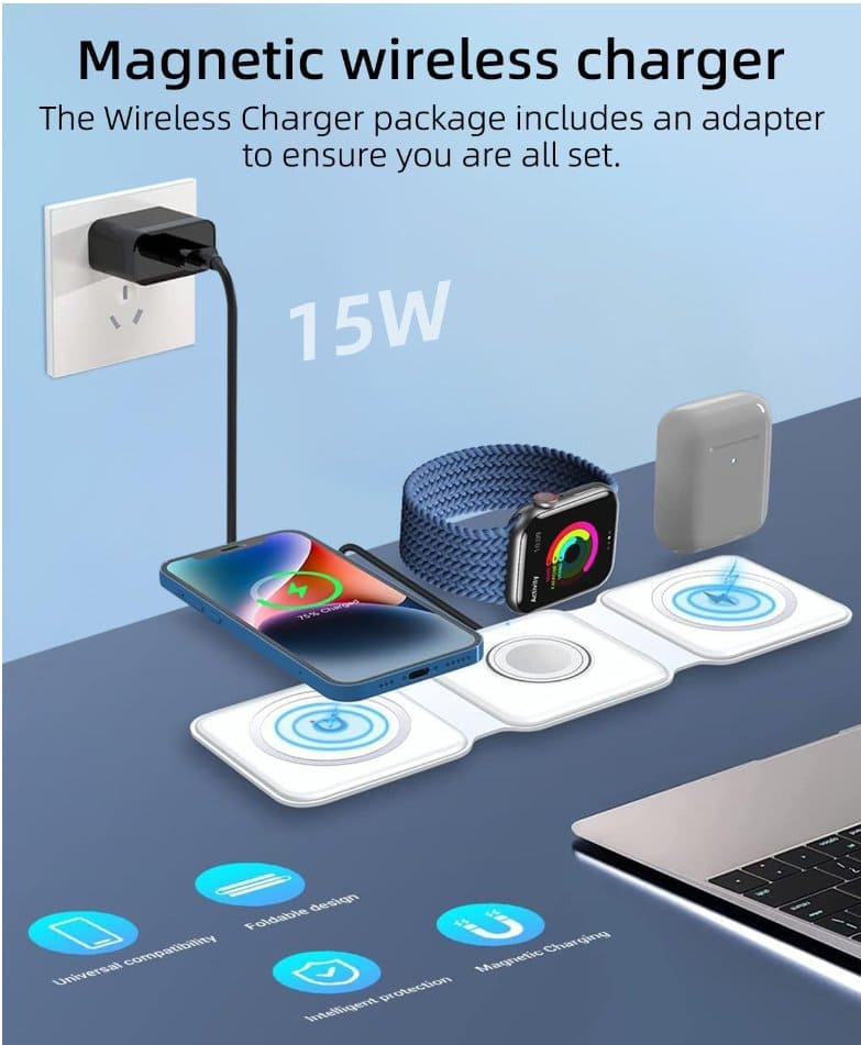 3-in-1 Wireless Charging Pad