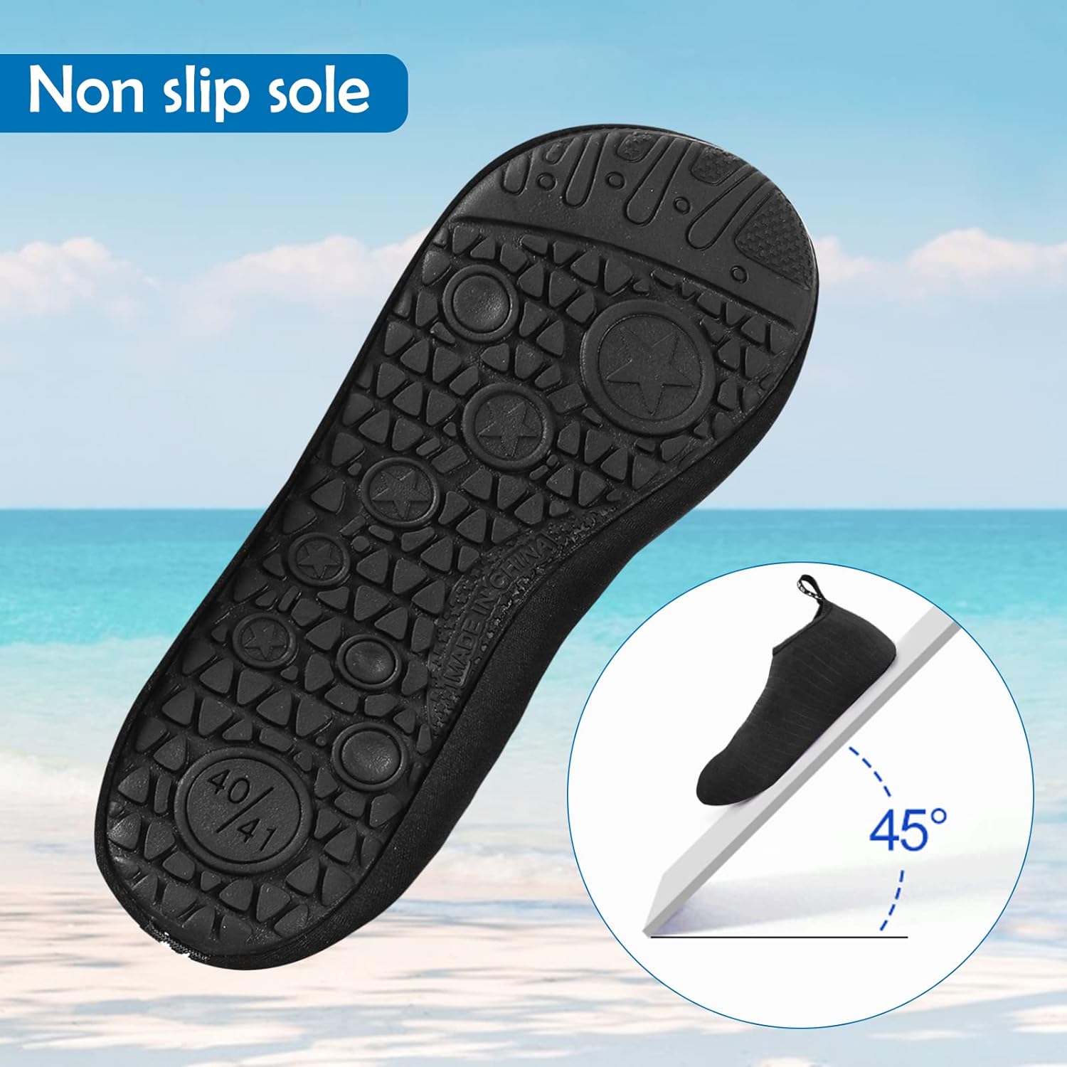 Water Shoes for Women Men, Quick Dry Snorkeling Shoes