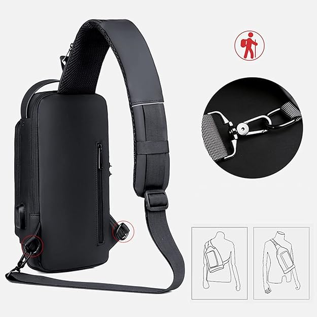 Anti THEFT BACKPACK - Multifunction Sling Bag - EASY SHOP 360